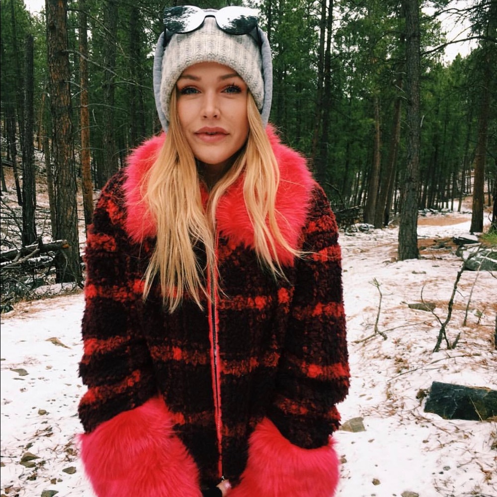 Red Fur Jacket